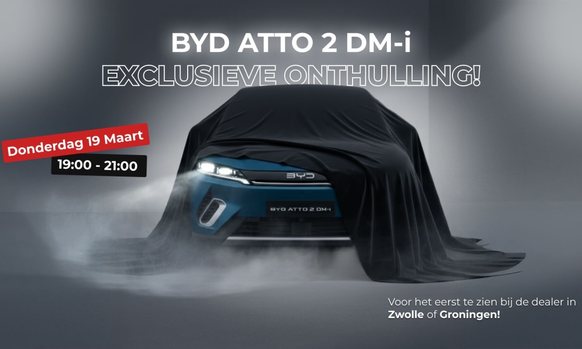 Exclusieve onthulling van de BYD ATTO 2 DM-i!