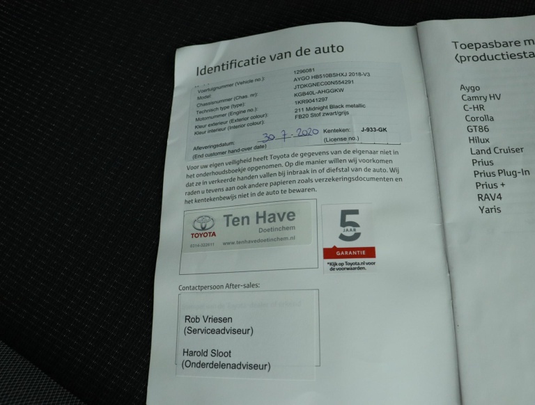Toyota Aygo - 1.0 VVT-i x-joy 40