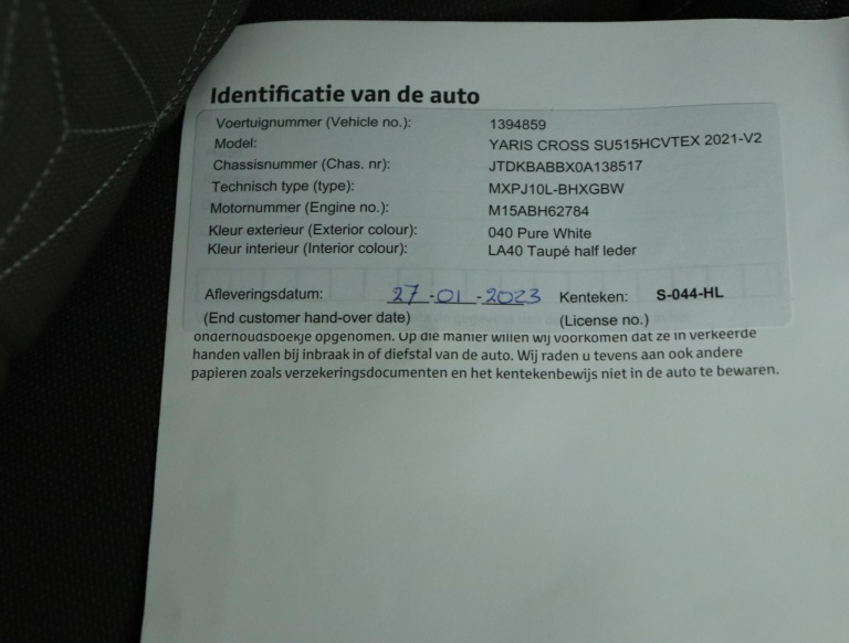Toyota Yaris Cross - 1.5 Hybrid Executive 44