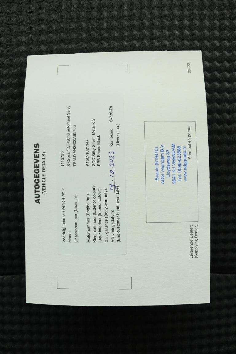 Suzuki S-Cross - 1.5 Hybrid Select 72