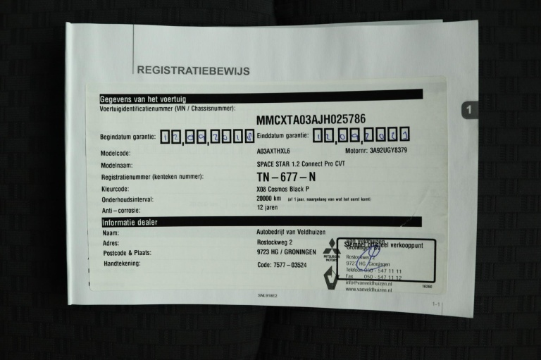 Mitsubishi Space Star - 1.2 Connect Pro 54