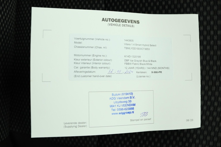 Suzuki Vitara - 1.4 Boosterjet Select Smart Hybrid 63