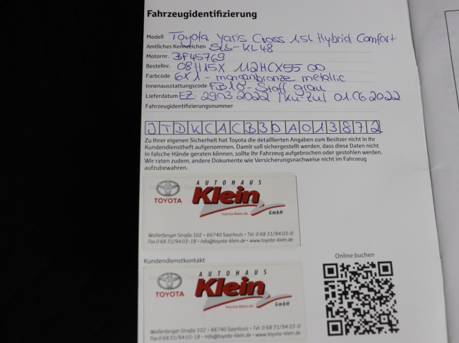 Toyota Yaris Cross - 1.5 Hybrid Active