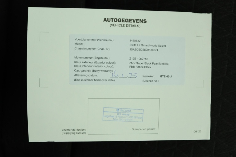 Suzuki Swift - 1.2 Select Smart Hybrid 62