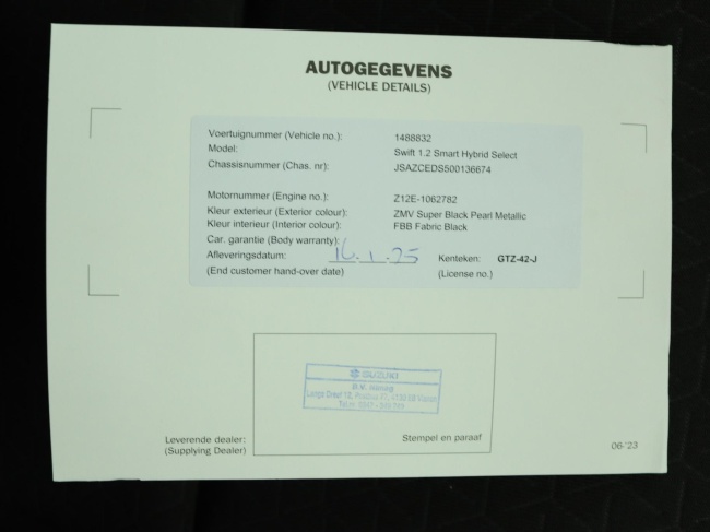 Suzuki Swift - 1.2 Select Smart Hybrid