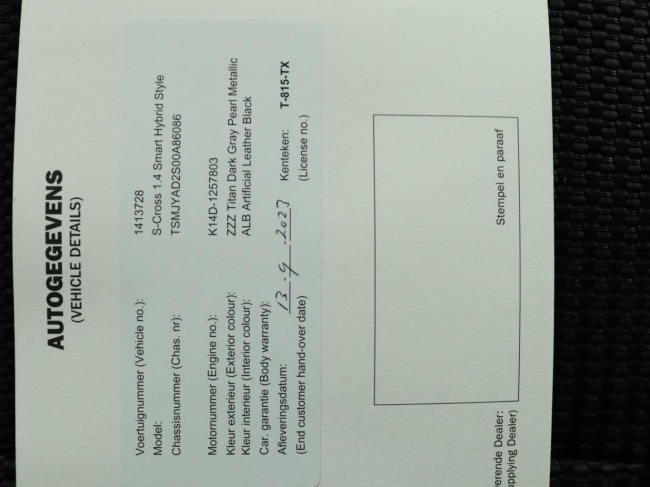 Suzuki S-Cross - 1.4 Boosterjet Style Smart Hybrid