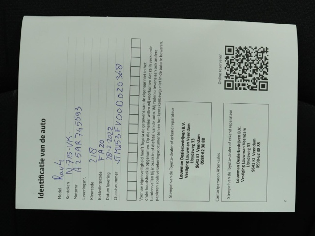 Toyota RAV4 - 2.5 Hybrid Dynamic