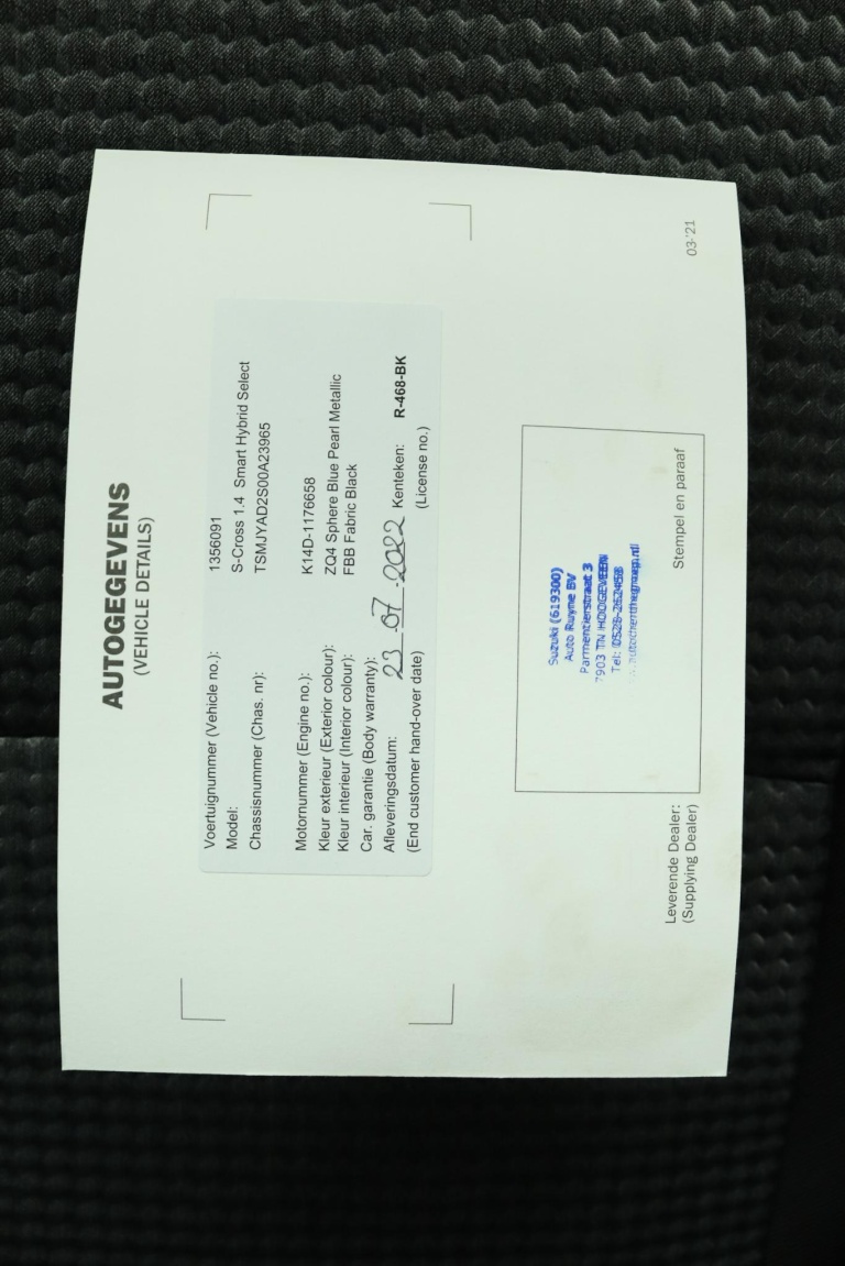 Suzuki S-Cross - 1.4 Boosterjet Select Smart Hybrid 71