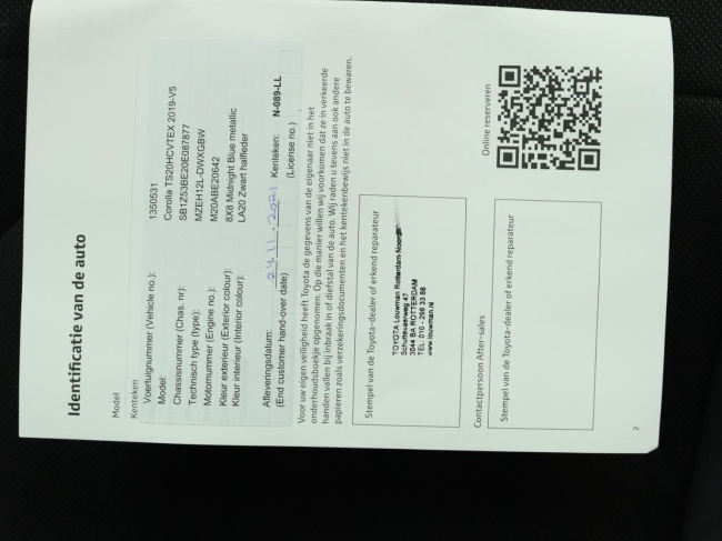 Toyota Corolla Touring Sports - 2.0 Hybrid Executive