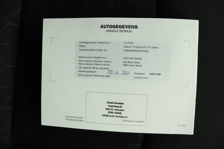 Suzuki Swace - 1.8 Hybrid Select 69