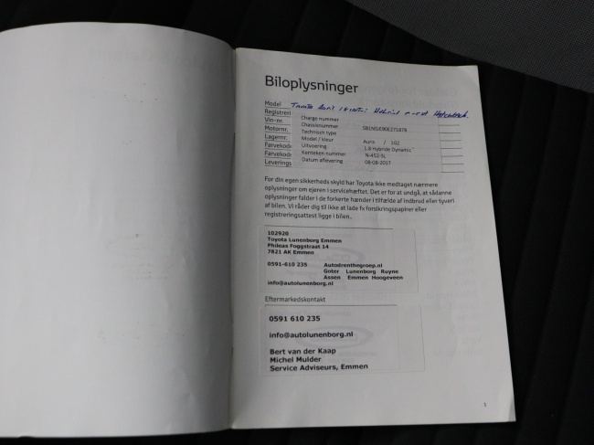 Toyota Auris - 1.8 Hybrid Dynamic