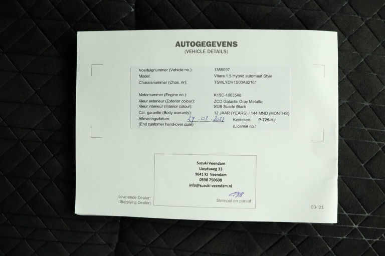 Suzuki Vitara - 1.5 Hybrid Style 68