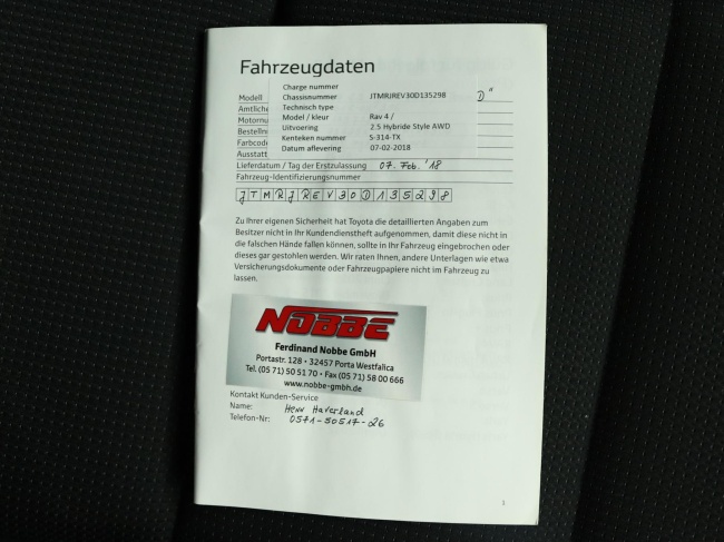 Toyota RAV4 - 2.5 Hybrid AWD Style