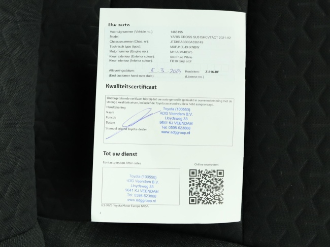 Toyota Yaris Cross - 1.5 Hybrid Active