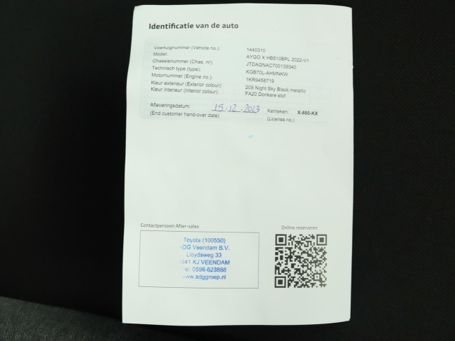 Toyota Aygo X - 1.0 VVT-i MT Play