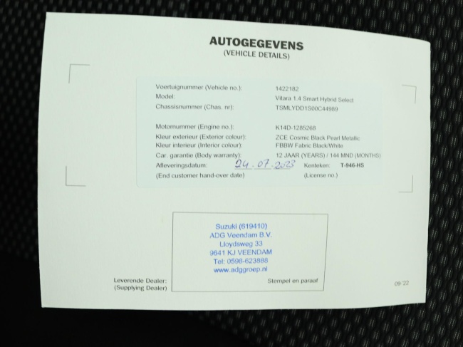 Suzuki Vitara - 1.4 Boosterjet Select Smart Hybrid