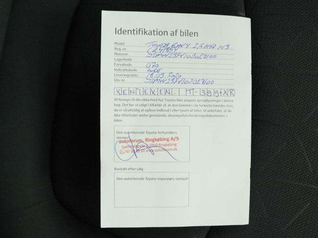 Toyota RAV4 - 2.5 Hybrid Dynamic