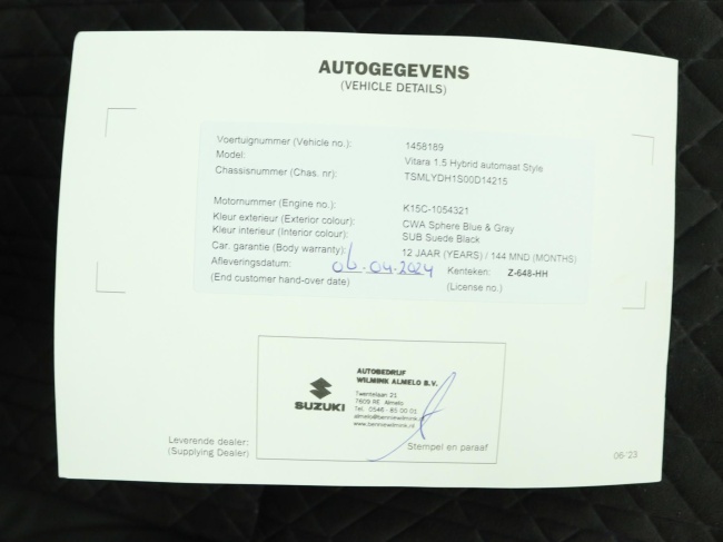 Suzuki Vitara - 1.5 Hybrid Style Rhino Edition