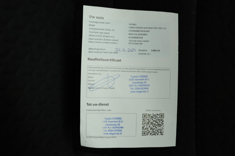 Toyota Yaris Cross - 1.5 Hybrid Dynamic 69