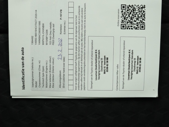 Toyota Yaris - 1.5 Hybrid Active