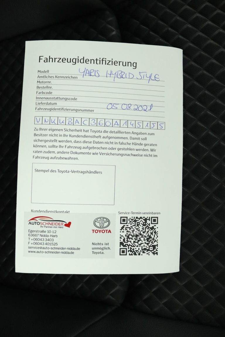 Toyota Yaris - 1.5 Hybrid Executive 67