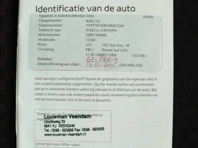 Toyota Verso - 1.8 VVT-i Business