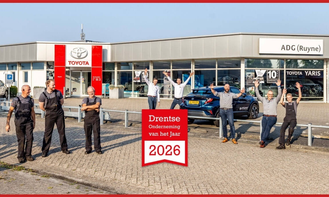 ADG Groep genomineerd voor Drentse Onderneming van het Jaar 2026