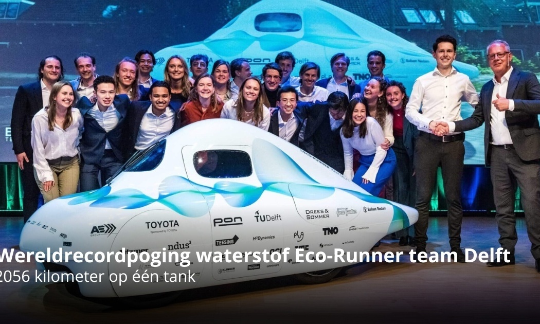 Toyota Nederland en Eco-Runner Team Delft doen wereldrecordpoging